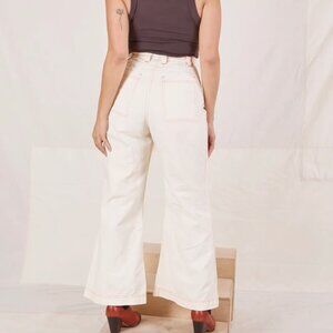 Big Bud Press White Bell Bottoms